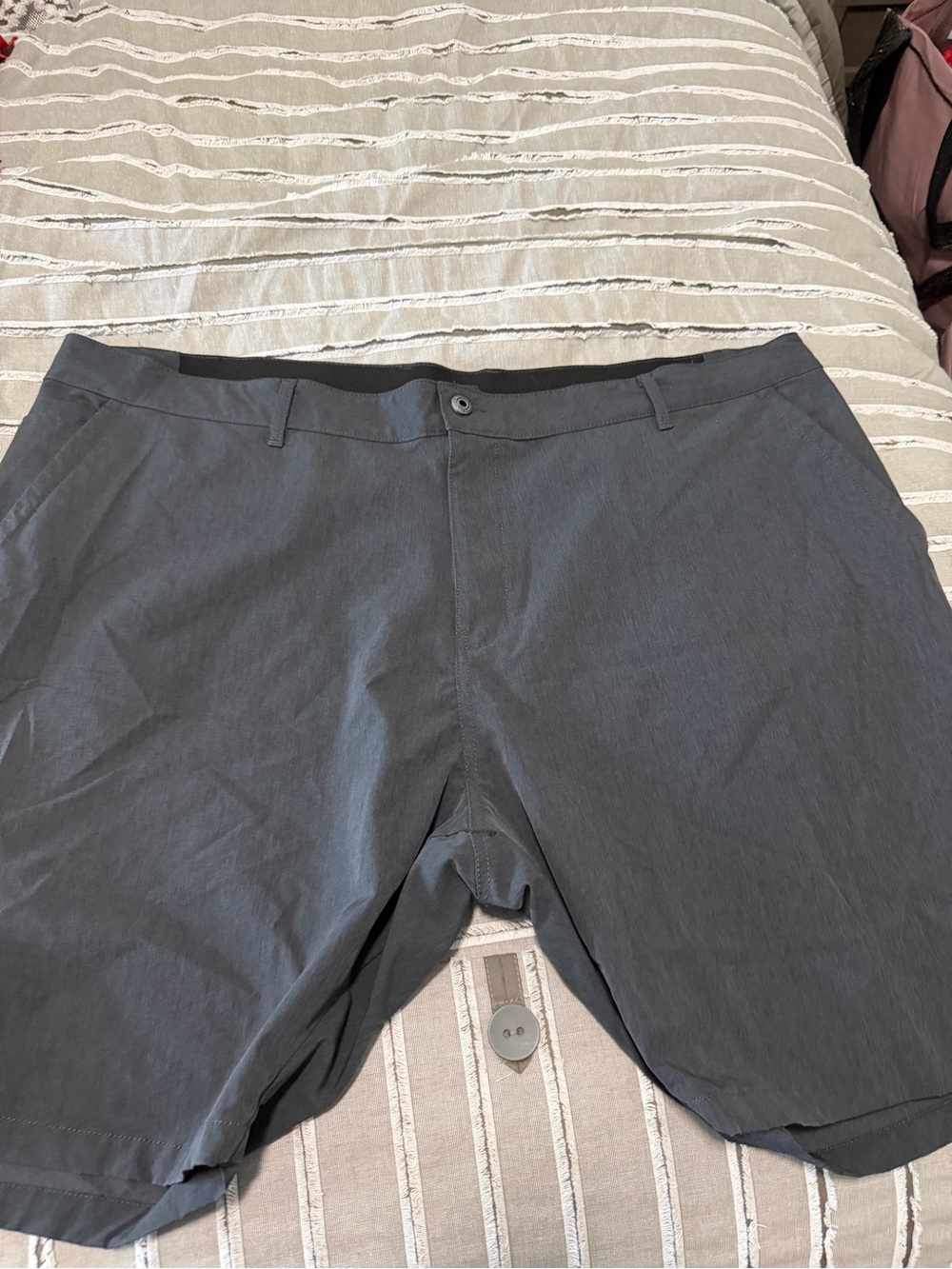 Kenneth Cole Gray Performance Hybrid Shorts